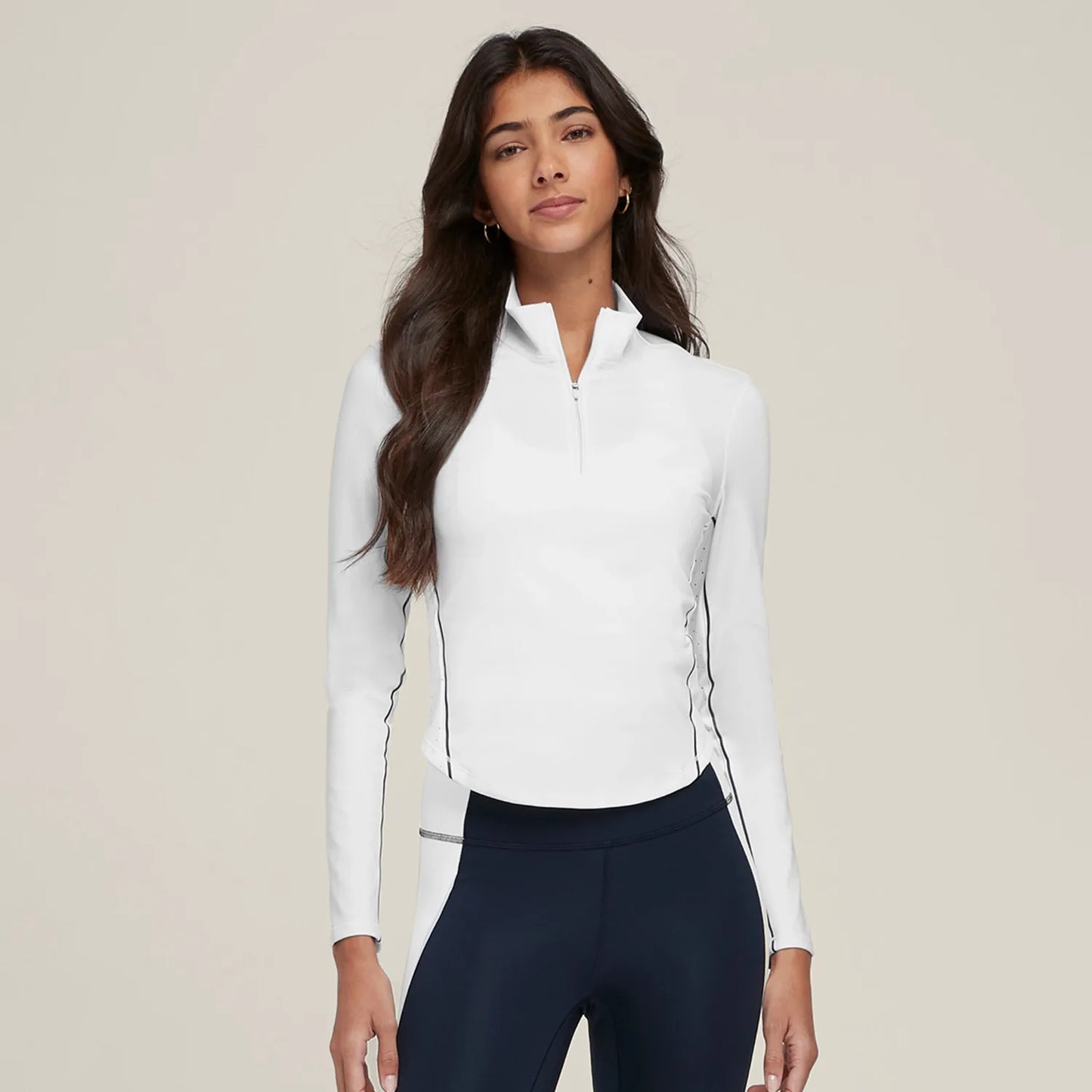 Women's sports coat Fitness Slim-fit blazer Zipper Long sleeve gym Yoga Running Sweatshirt Training jacket