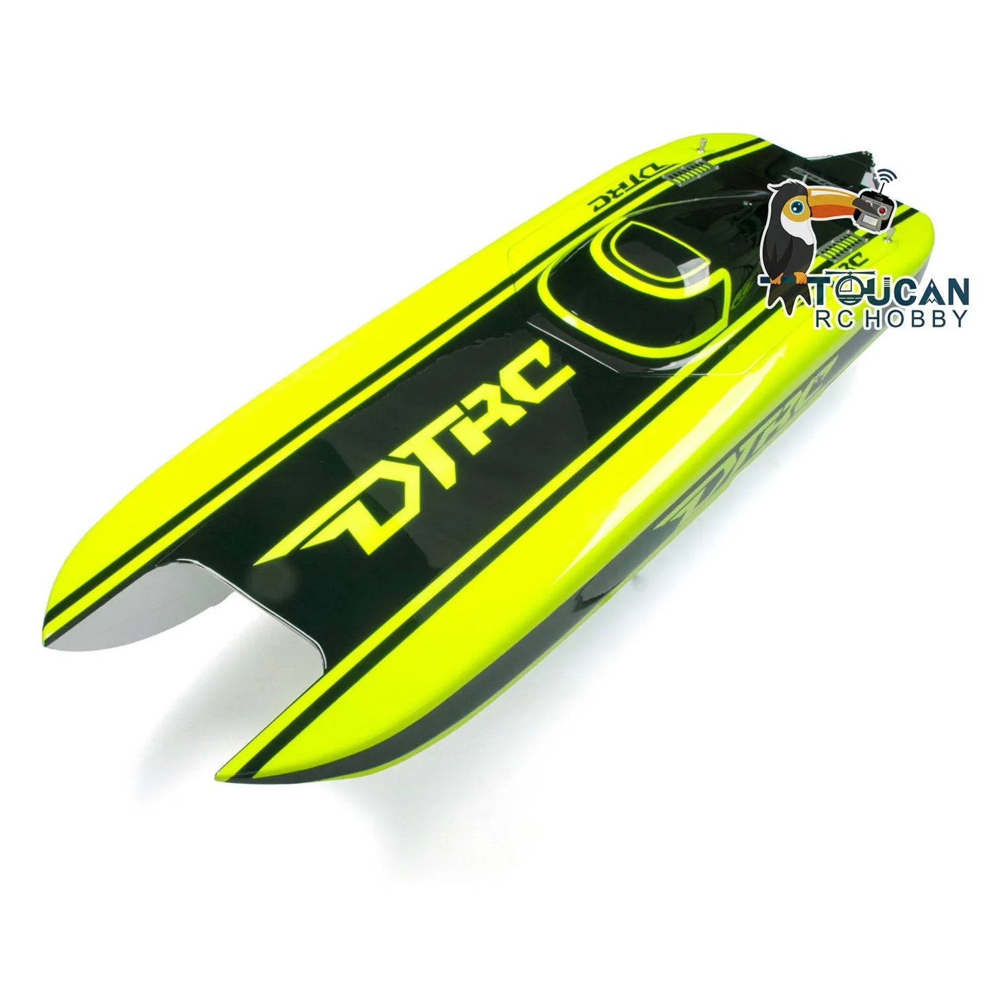 US Stock DTRC E51 Fiber Glass Electric PNP RC Boat Dual Motor Servo ESC Propeller W/O Battery Model Toys Toucanhobby TH18470