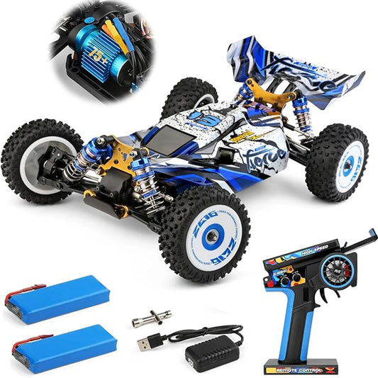 WLtoys 124017(V2) Fast RC Car, 1/12 Brushless RC Car with Independent ESC for Adults, 75km/h, Suitable for Outdoors and Gifts