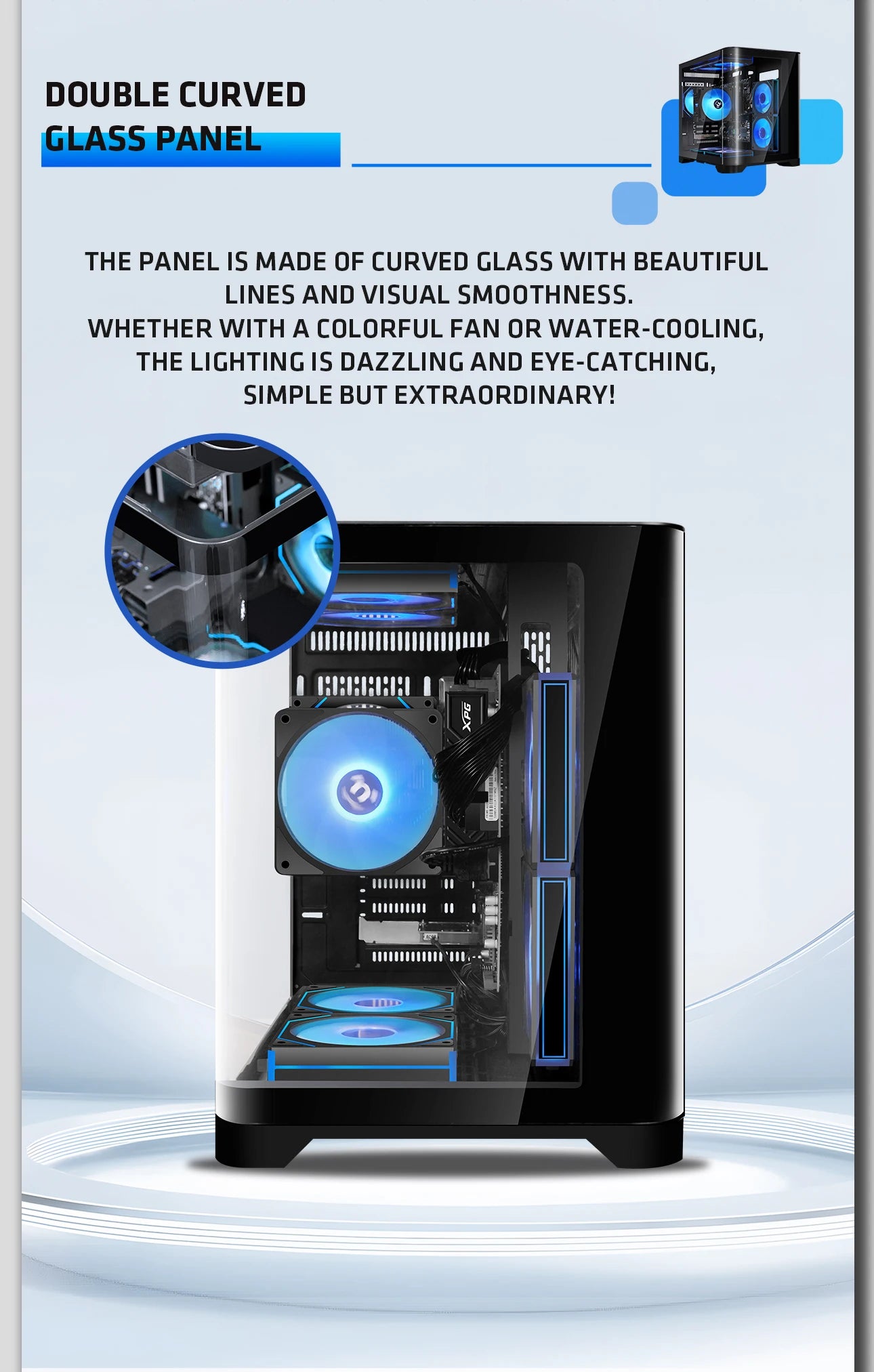 YEAH MAGIC Gaming Desktop AMD Ryzen 5 5600GT 3.9GHz 16GB(8G*2) DDR4 3200 1T NVME SSD ARGB 7 Fans Win 11 Home Gamer Desktop Compu