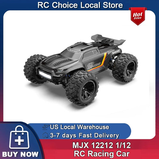MJX Hyper Go 12212 1/12 Brushless RC Car 4WD 58KM/H High-Speed Off- Road Monster Truck 2.4G Remote Control Car Toys As Gift