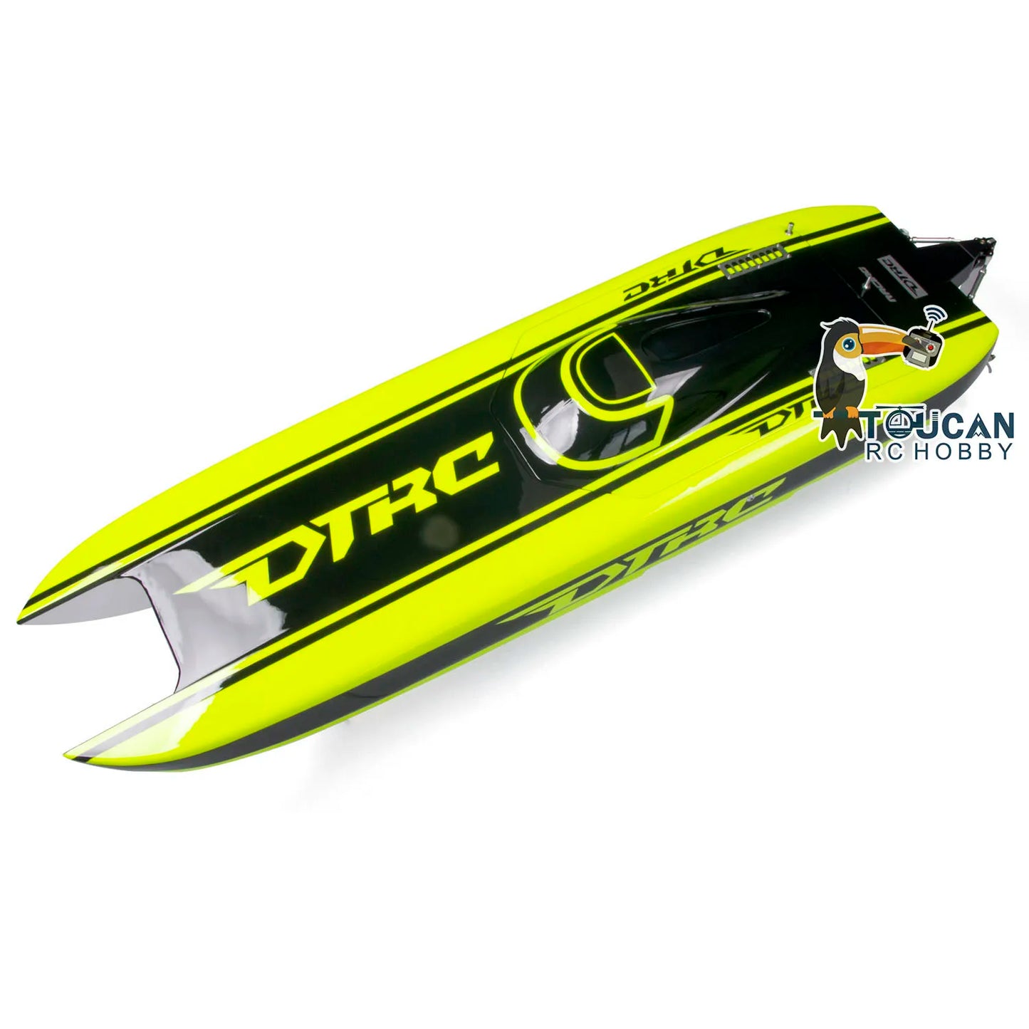 US Stock DTRC E51 Fiber Glass Electric PNP RC Boat Dual Motor Servo ESC Propeller W/O Battery Model Toys Toucanhobby TH18470