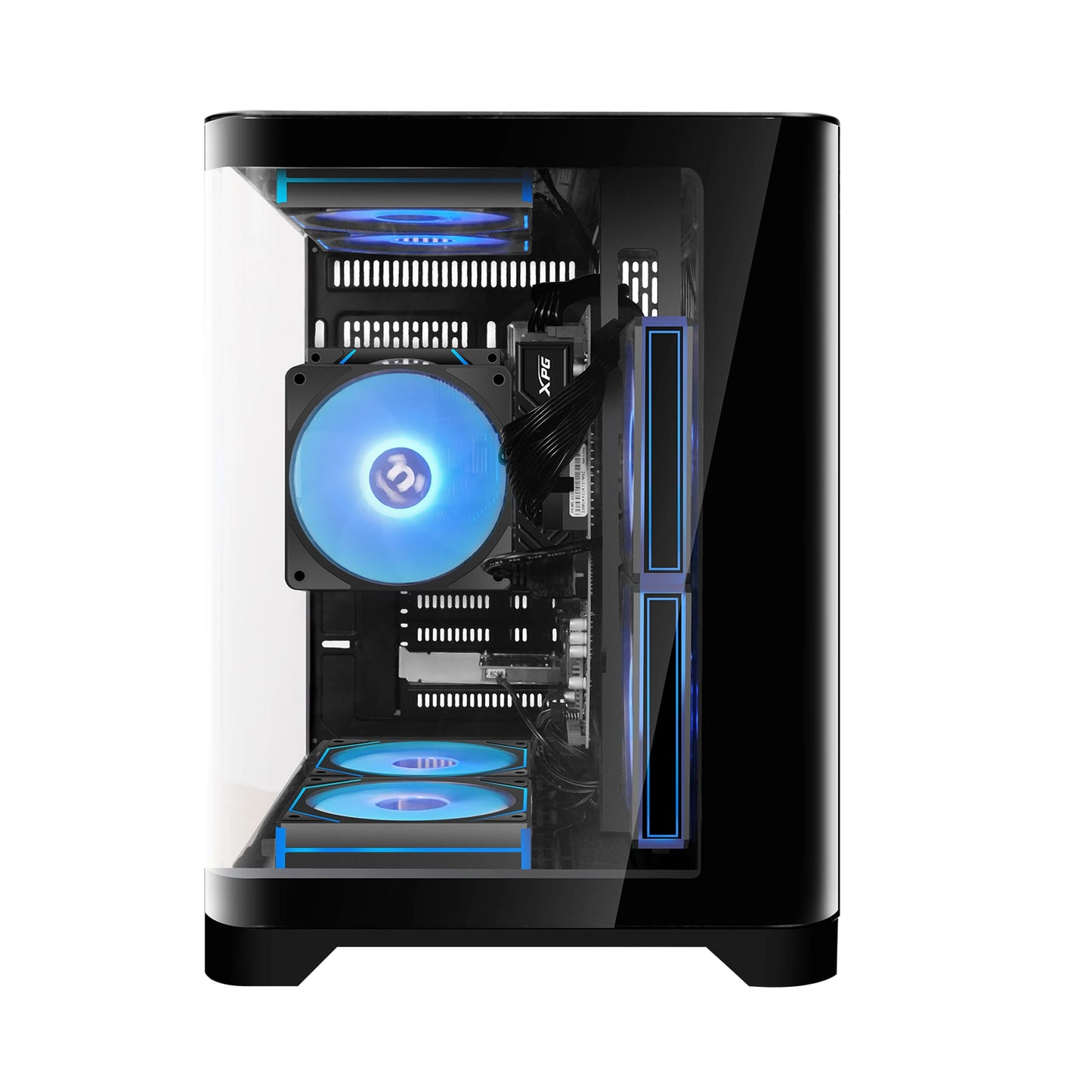 YEAH MAGIC Gaming Desktop AMD Ryzen 5 5600GT 3.9GHz 16GB(8G*2) DDR4 3200 1T NVME SSD ARGB 7 Fans Win 11 Home Gamer Desktop Compu